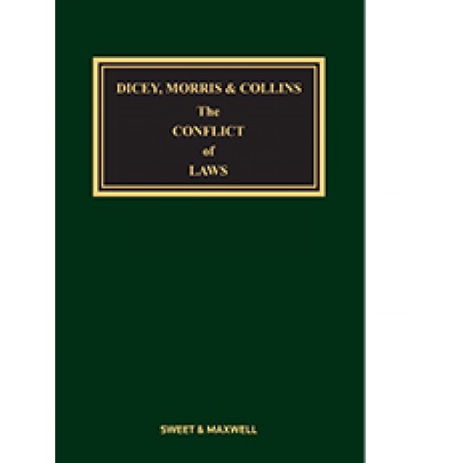 Dicey, Morris & Collins The Conflict of Laws 16th ed with 1st Supplement